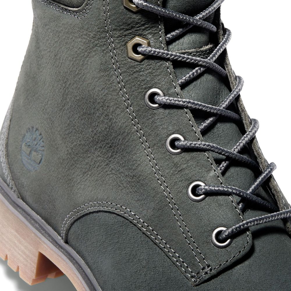 Timberland 6-Inch Μποτακια Γυναικεια Βαθυ Γκρι - Jayne Waterproof Δερματινα - Greece 6573829-PC